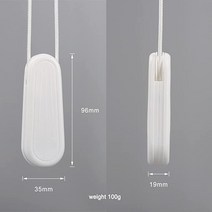 베란다버티컬 버티컬커튼 수직블라인드 원단 커튼 코드 무게 수직 블라인드 및 용 2 팩 플라스틱 당김 문
