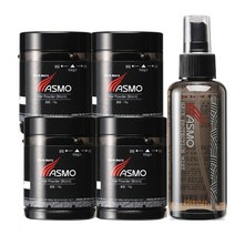 애즈모 흑채 파우더 15g 4개 +미스트1개증정 /순간증모제, 자연갈색