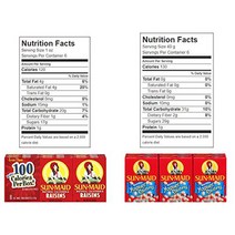미국직구 선메이드 건포도 품종 팩 씨 없는 건포도 1개 바닐라 요구르트 건포도 1개 CT 1개, 상세참조, 수량