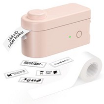MakeID 라벨 라이터 네임 랜드 L1-A 라벨 프린터 16mm Name Land Label Writer, 핑크