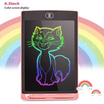 LED 라이트박스 드로잉 보드 패드 65 인치 매직 그림 장난감 전자 태블릿 디지털 칠판 교육 몬테소리 319EA 2, 05 pink- color draw