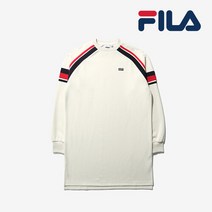 휠라 여성 루즈핏 헤리티지 원피스 FS2OPD3151F-CRM