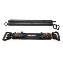 마이웨잇 파워 벤치프레스밴드 레벨4(최대90kg)+홈트바, 블랙,카모블루