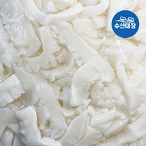 수산대장 손질오징어 몸채 몸통채 칼집 몸살 1kg 오징어슬라이스 대왕오징어채, 손질오징어 몸채 칼집 1kg