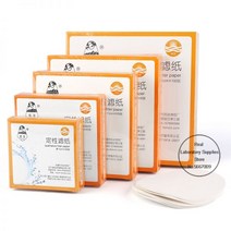 5 팩 (500pcs) 7/9/11/12.5/15/18cm 고속/중/저속 정성 여과지 실험실 깔때기, 18cm fast speed