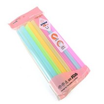 HY 버블티용 굵은 빨대 15개입 버블티스트로우 버블빨대