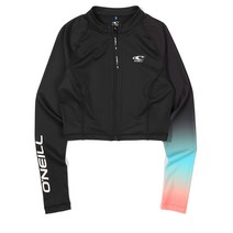 [오닐] 여성 플래토 크롭 집업 긴팔 래쉬가드 OWTRL6253-199, 00M, BLACK