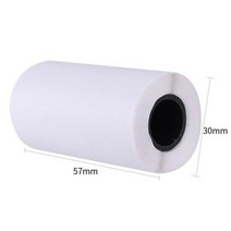 포켓포토인화지 휴대용 미니 무선 감열식 포토 프린터 57mm 인쇄 BT 200dp 가정 사무실용, 03 10 rolls of paper