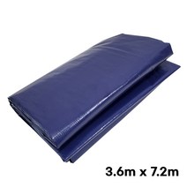 방수포 청색 천막 3.6m x 7.2m 최고급지 그라운드시트 캠핑 대형시트 덮개 타포린 PVC