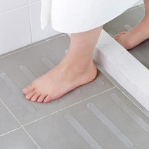 도매팜 10P+10P 간편하게 붙이는 방수 미끄럼방지 스티커 타일 욕조 화장실, 화이트, 2set(10p)+2set(10p)