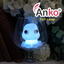 [앙꼬] 피쉬램프/취침등/무드등/수유등/수면등/미피램프/미니램프/아기수면등/아기수유등/잠안, 미니아리-핑크