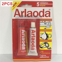 1개/대 abs 접착제 2 분 경화 슈퍼 액체 Araldite 5/90 금속 문구 AB 에폭시, 01 Red and White, 01 type 1
