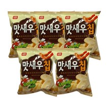 코스모스제과 맛새우칩, 25g, 5개