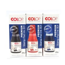 컬럽자동스탬프 전용 잉크 25ml, 청보라, 1개