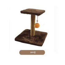단층 1층 캣타워 좁은공간 미니 스크래쳐 타워 브라운 :WN DUGHY 사모 + 325037487, 쿠팡 갓블레스 핑크_{축01), 쿠팡 갓블레스 본상품선택_{축01)