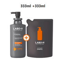 라보에이치 댄드러프 지성트러블비듬 샴푸 333ml+333ml(리필), 1set