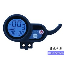 jp 브러시리스 모터 컨트롤러 36v48v52v60v 속도 컨트롤러전기 자전거 스쿠터용 방수 lcd 디스플레이 패널 포함, 블루 스크린