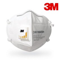 협력사 3M 2급 접이식 방진 마스크 9502V, 단품