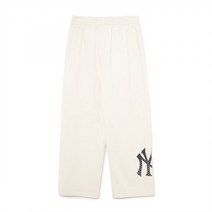 (정품)MLB 엠엘비 클래식 모노그램 빅럭스 와이드팬츠 NY (D.Cream)