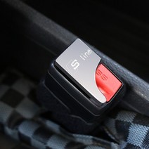 액세서리 자동차 안전 버클 걸쇠 삽입 플매트 카펫 러그 클립 아우디 SLINE A3 A1 A4 A5 A7 A8 Q3 Q5 Q7 S4 S5 스타일링, [02] sliver, 02 sliver