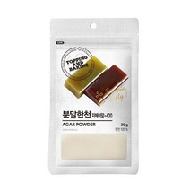 큐원 홈베이킹 분말한천 30g, 단품