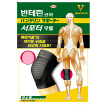 (리뉴얼) 반테린코와 서포터 편하게 입는 무릎보호대 (S M L XL), 1개