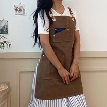 시둥마켓 +[시둥마켓]+_ 가죽패치앞치마 실습앞치마 작업앞치마 다용도앞치마 식당앞치마, 데일리앤코 캔버스앞치마 주방용앞치마 손님용앞치마, 행거칩포켓 그레이