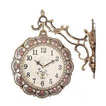 allution_올루션몰_플라바이올렛 양면시계 080315125 엔틱시계 집들이선물 양면벽시계 인테리어벽시계 소품시계_올루션몰_allution, 옵션없는_단일상품