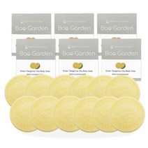 바오가든 청귤 비타 바디솝 목욕 바디바 100g, 6세트 (12개)