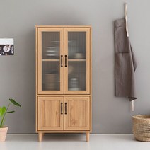 LETANTO 4문 수납장 / 주방 엔틱 그릇장, 캄포베니어