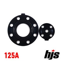 HJS 후렌지용 국산 고무 패킹 125A (플랜지 가스켓 125mm 플렌지 가스킷 수도용 배관 부속 자재), 1개