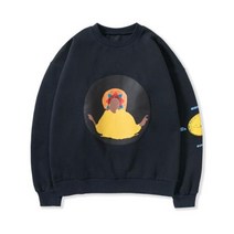 가톨릭성물 천주교성물 은혜 성물 Kanye West신상 노래 스웨트 셔츠 남성 여성 스웨터 넉넉한 크루넥 Ye 힙합 폼 인쇄 예수님은 킹 후드티