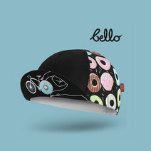 BELLO 벨로 자전거 쪽모자 조각모 DONUT MESS 다크, 단품