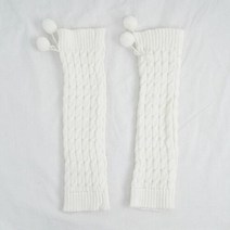 지뢰계 양산형 레그워머 하라주쿠 로지타 다리토시 발목토시, 싱글 사이즈, white