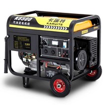 무소음 발전기 가솔린 캠핑 야외 휴대용 발전기380V, 10KW 손전등(이중 시동) 가솔린 380V