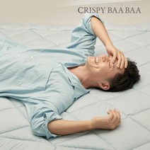 크리스피바바 4계절 양모패드 퀸 Q, 블루
