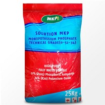 제1인산가리 MKP 25kg 꽃눈촉진 웃자람억제 착색 당도 수확량 향상, 25000g, 1개