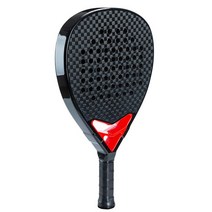 테니스라켓입문용 테니스채 테니스공 테니스체 AMASPORT-12K 카본 테니스 패들 라켓 38mm 블랙 EVA 소프트, 01 Black