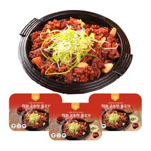 다소니푸드 HMR 직화 가열 연탄 고추장 불고기 200g(3팩), 고추장 연탄불고기200g(3팩)