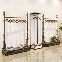 인테리어행거 드레스룸 조립식 매장용 스텐행거, (조합 6) 전체 길이 290cm