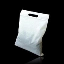 화이트 PE 지퍼식 쇼핑 팬시봉투 35cmX39cm+6cm 200매, 1