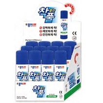 종이나라 착풀 1갑 착붙는풀 고체풀, 35g