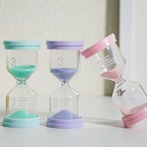 에쉬울프 모래시계 타이머, 3분-블루