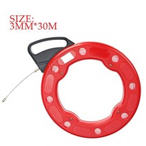 케이블포설 선통기 선통대 전기포설 관로포설 지중배전 랜선포설 광케이블포설 케이블장력계 케이블포설장비 전선풀링기 풀링 레드 15-30m 4mm 유리 섬유 물고기 테이프 릴 10, 30m