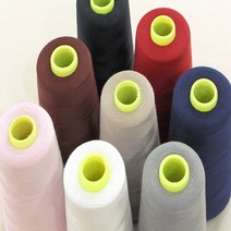 오버로크용 스마트 봉제사 15color 부자재, 화이트