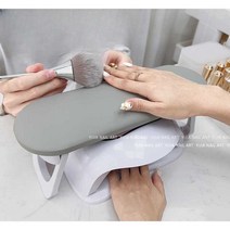 젤네일 네일 샵 아트 손목 받침대 시술 연습 높이조절, 라운드코너 핸드필로우-밀크화이트