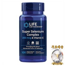 미국산 라이프 익스텐션 슈퍼 셀레늄 콤플렉스 200mcg 비타민E 100정 3팩 Life Extension 선물증정