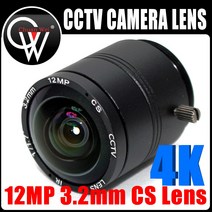 카메라렌즈 호환 mm+아랑 캐논 50mm1.8 24-70 rf 24-105 Chuan Wei-12 메가 픽셀 4K 3.2mm 렌즈 고정 CS, 한개옵션0