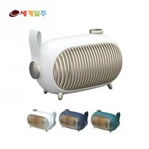 1000W 저소음 스마트 3단 미니 PTC 온풍기 GF-694, 화이트