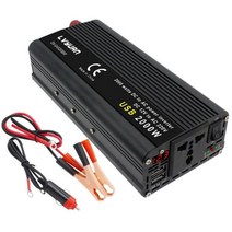 정현파 휴대용 인버터 차량용 캠핑 1500W/2000W DC 12V AC 220V 자동차 전원 충전기 변환기 어댑터 범용 EU 소켓 액세서리, 2000W LED, CHINA